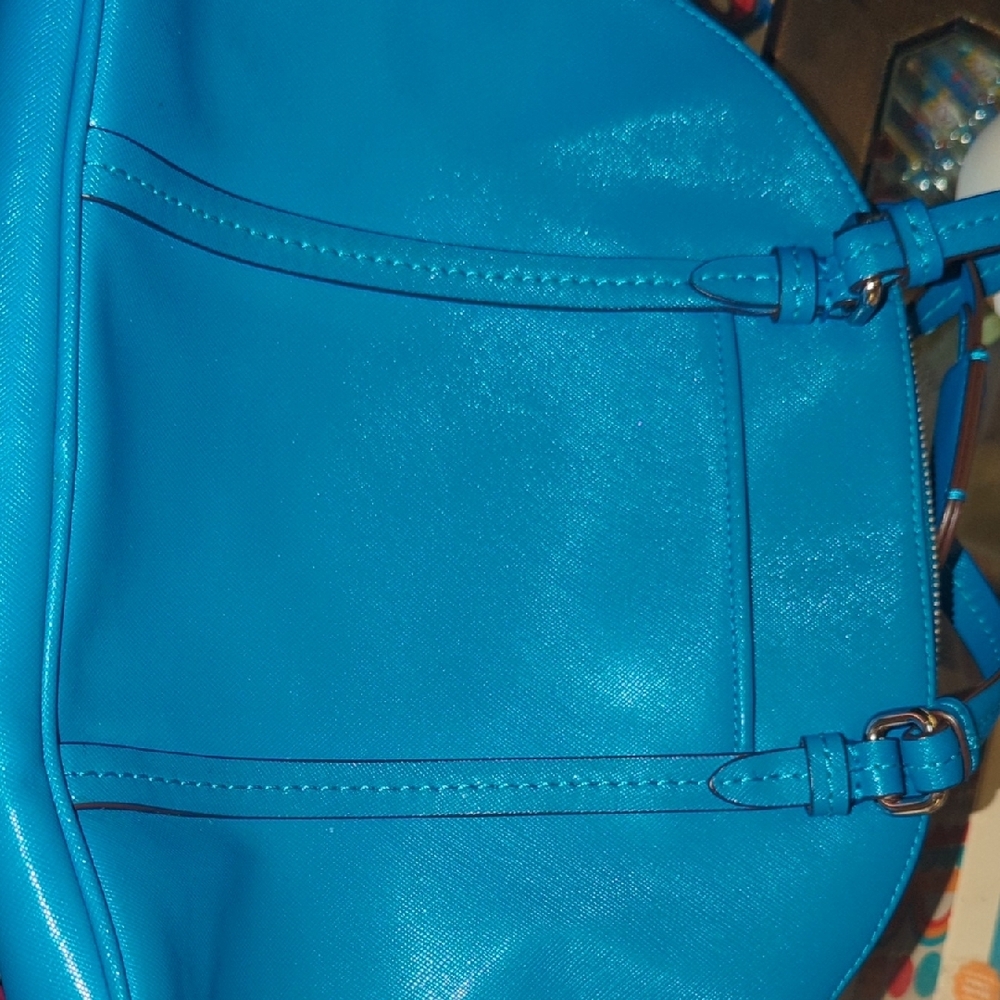 Coach Satchel with Double Handles And Strap - Picture 8 of 10